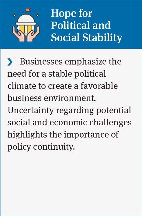 Political and Social Stability for Business: The Need for Policy Continuity